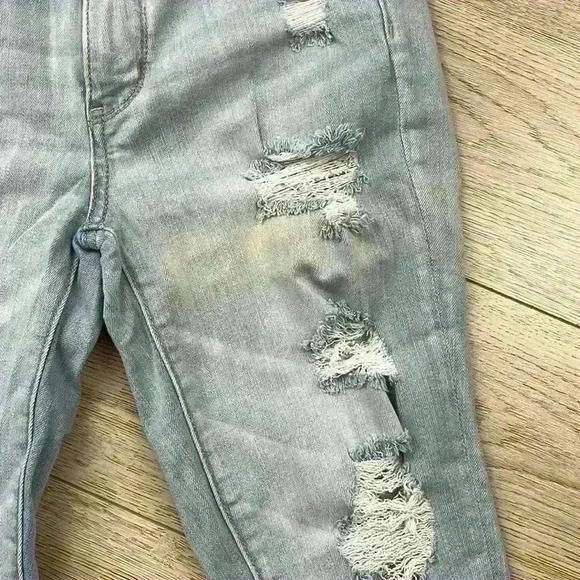 American Eagle Distressed Super High Rise Jegging Size 6 X-Long - Picture 5 of 12